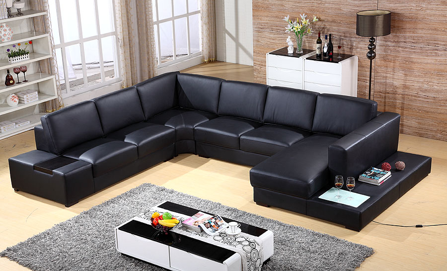 Glen Leather Sofa Lounge Set
